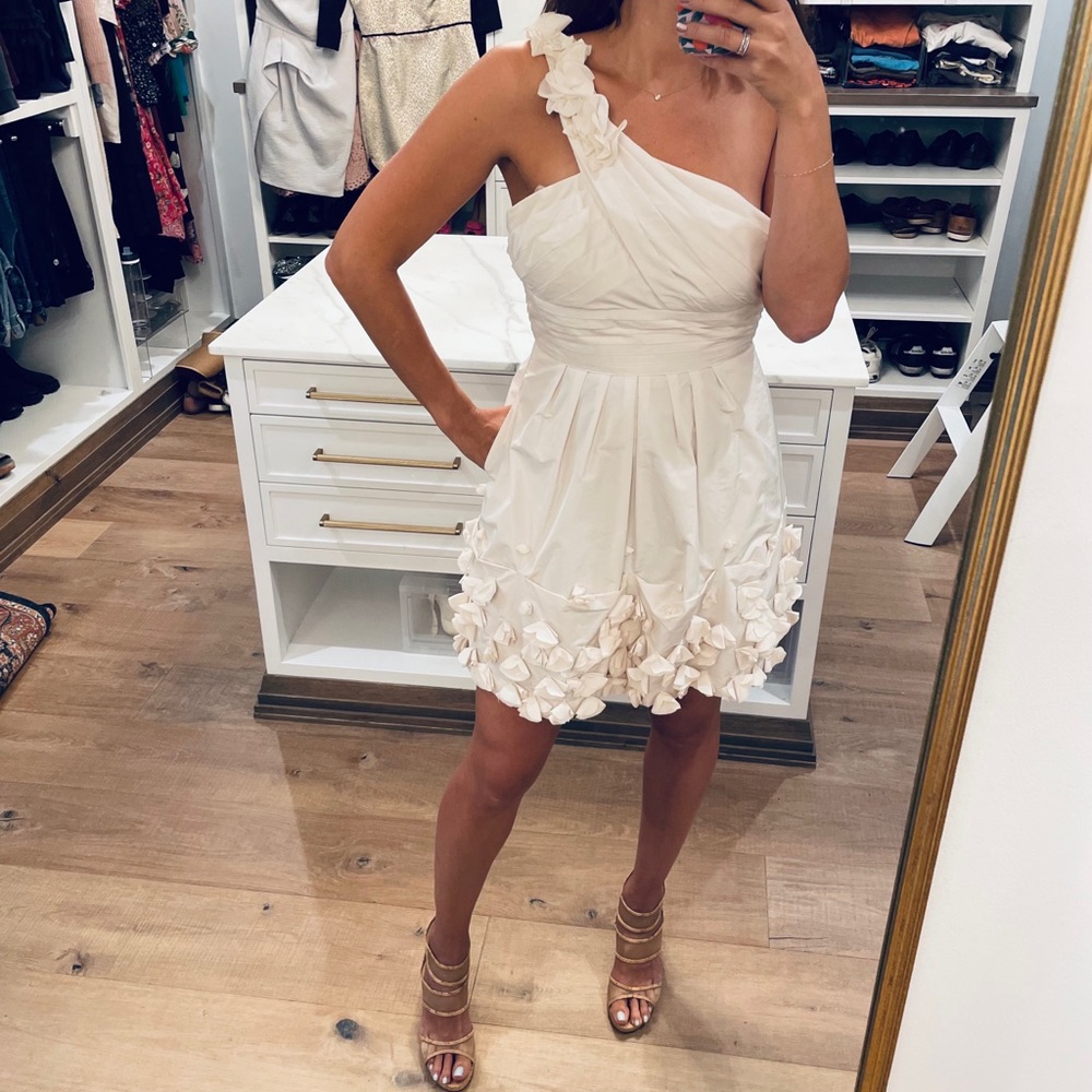 BCBG Off-white Summer Cocktail Dress